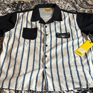 Gifted la Rolex Striped Button-Up shirt